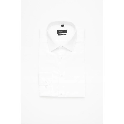 KOSZULA VERSONE 3028 DŁUGI RĘKAW SLIM FIT BIAŁY ze sklepu Recman w kategorii Koszule męskie - zdjęcie 186528082