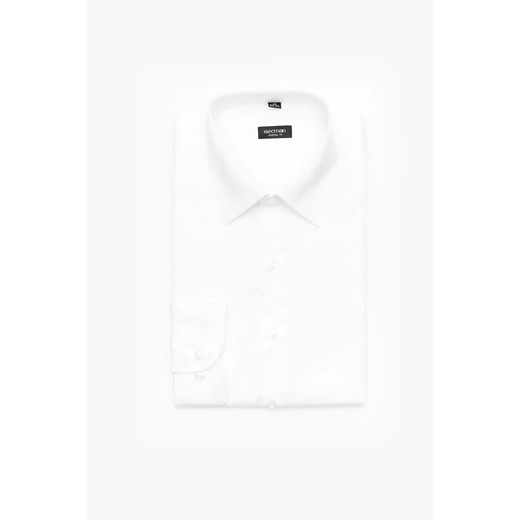 KOSZULA VERSONE 3053M DŁUGI RĘKAW CUSTOM FIT BIAŁY ze sklepu Recman w kategorii Koszule męskie - zdjęcie 186528203
