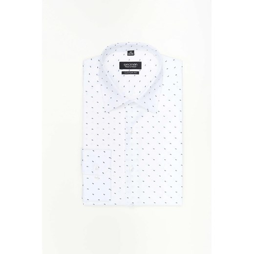 KOSZULA COLINE 3065E DŁUGI RĘKAW CUSTOM FIT BIAŁY ze sklepu Recman w kategorii Koszule męskie - zdjęcie 186528444