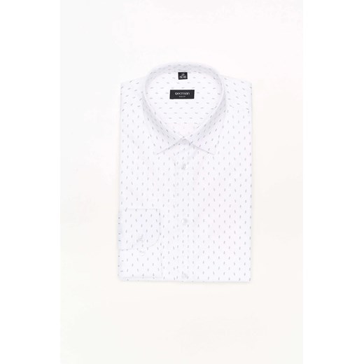 KOSZULA COLINE 3085T DŁUGI RĘKAW SLIM FIT BIAŁY ze sklepu Recman w kategorii Koszule męskie - zdjęcie 186528694