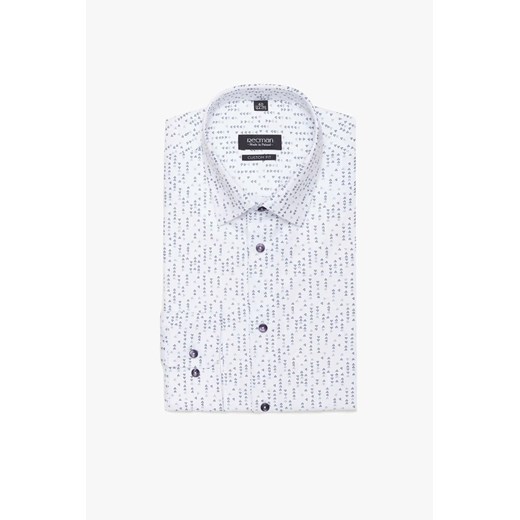 KOSZULA COLINE 3104T DŁUGI RĘKAW CUSTOM FIT BIAŁY ze sklepu Recman w kategorii Koszule męskie - zdjęcie 186528931