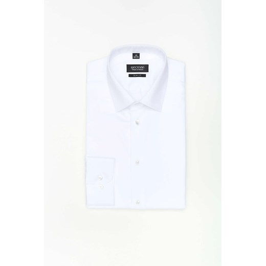 KOSZULA VERSONE 3517 DŁUGI RĘKAW SLIM FIT BIAŁY ze sklepu Recman w kategorii Koszule męskie - zdjęcie 186529132