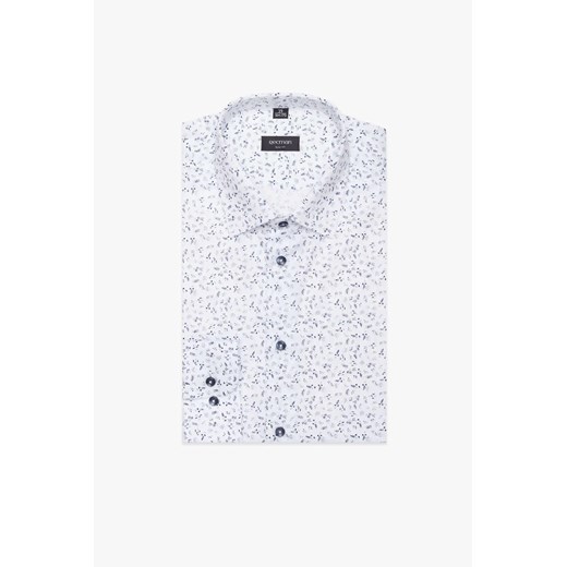 KOSZULA COLINE 3110T DŁUGI RĘKAW SLIM FIT BIAŁY ze sklepu Recman w kategorii Koszule męskie - zdjęcie 186529143