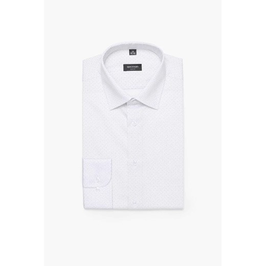 KOSZULA COLINE 3175T DŁUGI RĘKAW SLIM FIT BIAŁY ze sklepu Recman w kategorii Koszule męskie - zdjęcie 186529551