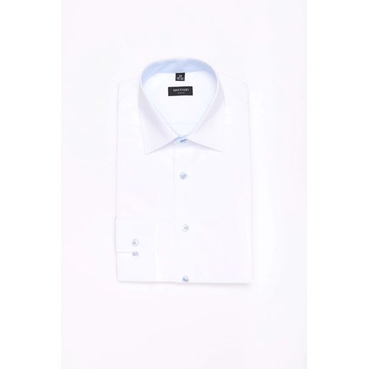 KOSZULA BEXLEY 3130E DŁUGI RĘKAW SLIM FIT BIAŁY ze sklepu Recman w kategorii Koszule męskie - zdjęcie 186529613