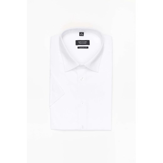 KOSZULA VERSONE 90001 KRÓTKI RĘKAW CUSTOM FIT BIAŁY ze sklepu Recman w kategorii Koszule męskie - zdjęcie 186530081