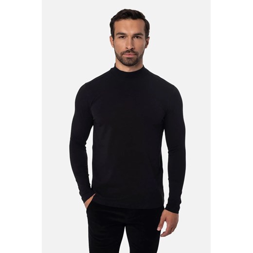 BLUZA ALDEA GOLF CZERŃ ze sklepu Recman w kategorii Bluzy męskie - zdjęcie 186530201