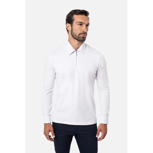 KOSZULKA POLO DR NORMAN BIAŁY ze sklepu Recman w kategorii T-shirty męskie - zdjęcie 186530222