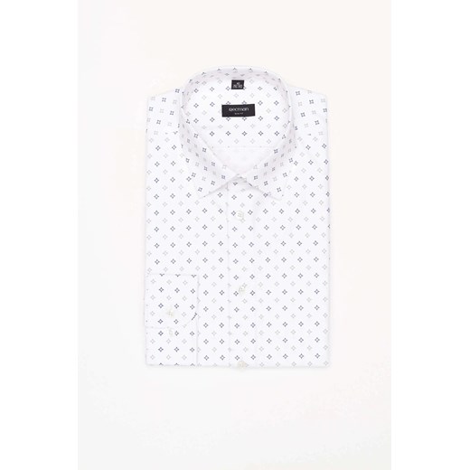 KOSZULA COLINE 3202T DŁUGI RĘKAW SLIM FIT BIAŁY ze sklepu Recman w kategorii Koszule męskie - zdjęcie 186530273