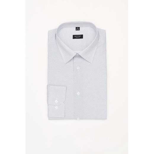 KOSZULA COLINE 3216D DŁUGI RĘKAW CUSTOM FIT BIAŁY ze sklepu Recman w kategorii Koszule męskie - zdjęcie 186530342