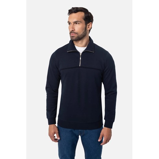 BLUZA LEAGUE TROYER/TYPU TROYER GRANAT ze sklepu Recman w kategorii Bluzy męskie - zdjęcie 186530534