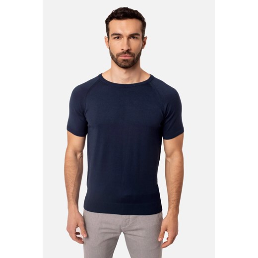 T SHIRT ROGLIANO NIEBIESKI ze sklepu Recman w kategorii T-shirty męskie - zdjęcie 186530820