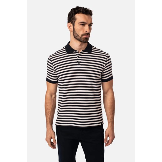 KOSZULKA POLO PERUGIA GRANATOWA ze sklepu Recman w kategorii T-shirty męskie - zdjęcie 186530833