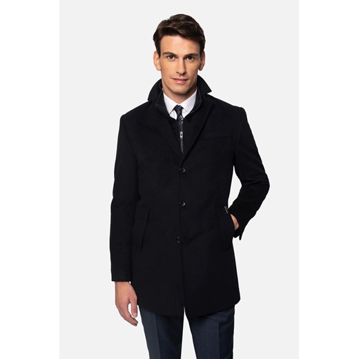 PŁASZCZ VINCO GRANATOWY ze sklepu Recman w kategorii Płaszcze męskie - zdjęcie 186531863