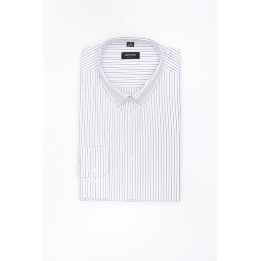 KOSZULA COFINO 3305T DŁUGI RĘKAW CUSTOM FIT BŁĘKITNA Z BAWEŁNĄ ze sklepu Recman w kategorii Koszule męskie - zdjęcie 186532614