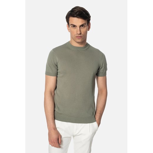 T SHIRT WILLOW ZIELONY Z BAWEŁNY ze sklepu Recman w kategorii T-shirty męskie - zdjęcie 186532660