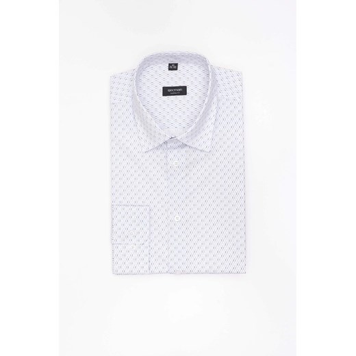 KOSZULA COLINE 3302T DŁUGI RĘKAW CUSTOM FIT SZARA Z BAWEŁNY ze sklepu Recman w kategorii Koszule męskie - zdjęcie 186532833