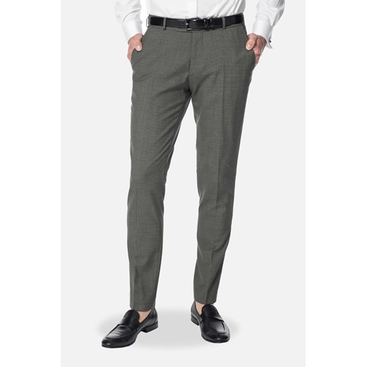 SPODNIE MORGA 318A ZIELONE Z WEŁNĄ ze sklepu Recman w kategorii Spodnie męskie - zdjęcie 186532901