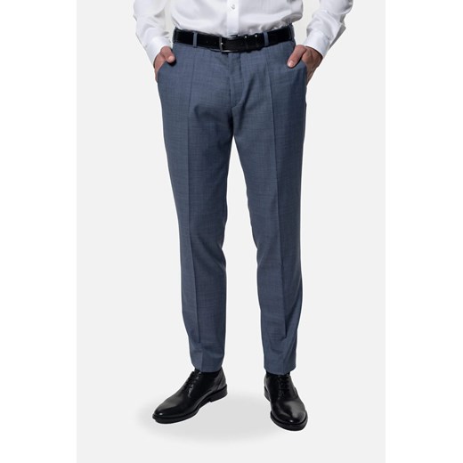 SPODNIE FORMIA 316 NIEBIESKIE Z WEŁNĄ ze sklepu Recman w kategorii Spodnie męskie - zdjęcie 186533033