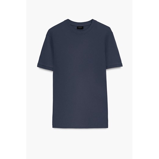 T SHIRT MORAND GRANATOWY Z BAWEŁNY ze sklepu Recman w kategorii T-shirty męskie - zdjęcie 186533051