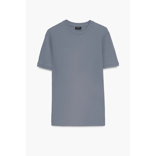 T SHIRT MORAND NIEBIESKI Z BAWEŁNY ze sklepu Recman w kategorii T-shirty męskie - zdjęcie 186533054