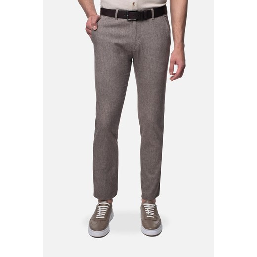 SPODNIE SERBIE 234 BRĄZOWE 0002 Z BAWEŁNĄ ze sklepu Recman w kategorii Spodnie męskie - zdjęcie 186533151