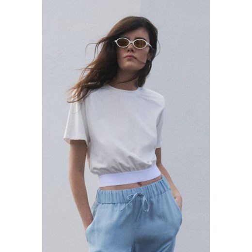 T-SHIRT DAMSKI MIA WHITE ze sklepu Jemiol w kategorii Bluzki damskie - zdjęcie 186535673