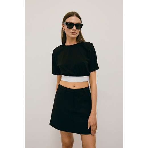 T-SHIRT DAMSKI MIA BLACK ze sklepu Jemiol w kategorii Bluzki damskie - zdjęcie 186535820