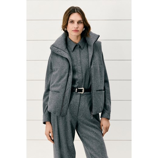 KAMIZELKA DAMSKA ROMY GREY ze sklepu Jemiol w kategorii Kamizelki damskie - zdjęcie 186536463