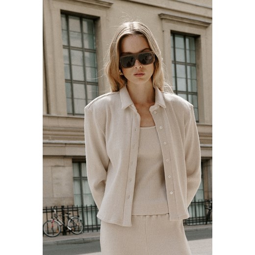 KOSZULA DAMSKA MILOS WINTER CREAM ze sklepu Jemiol w kategorii Koszule damskie - zdjęcie 186536501