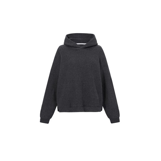 BLUZA DAMSKA CASHMERE MIX DARK GREY ze sklepu Jemiol w kategorii Bluzy damskie - zdjęcie 186536671