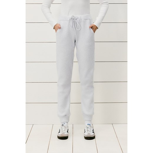 SPODNIE DAMSKIE CASHMERE MIX LIGHT GREY ze sklepu Jemiol w kategorii Spodnie damskie - zdjęcie 186536672