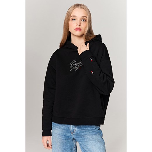 BLUZA DAMSKA READY TO PLAY BLACK - id: 7958 - marki Jemiol - 186536970 BLUZA DAMSKA READY TO PLAY BLACK ze sklepu Jemiol w kategorii Bluzy damskie - zdjęcie 186536970