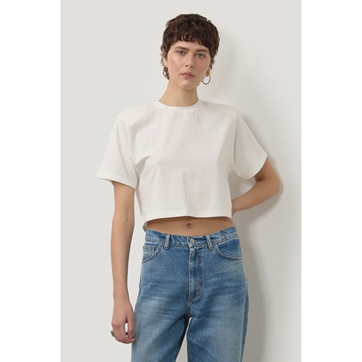 T-SHIRT DAMSKI SHORTY WHITE ze sklepu Jemiol w kategorii Bluzki damskie - zdjęcie 186537120