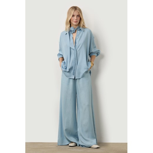 SPODNIE DAMSKIE MYKONOS LIGHT BLUE ze sklepu Jemiol w kategorii Spodnie damskie - zdjęcie 186537560