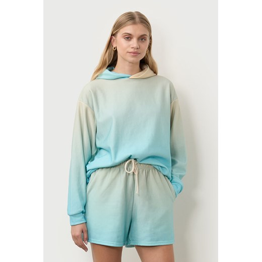 BLUZA DAMSKA Z KAPTUREM OMBRE BLUE - id: 8187 - marki Jemiol - 186537963 BLUZA DAMSKA Z KAPTUREM OMBRE BLUE ze sklepu Jemiol w kategorii Bluzy damskie - zdjęcie 186537963