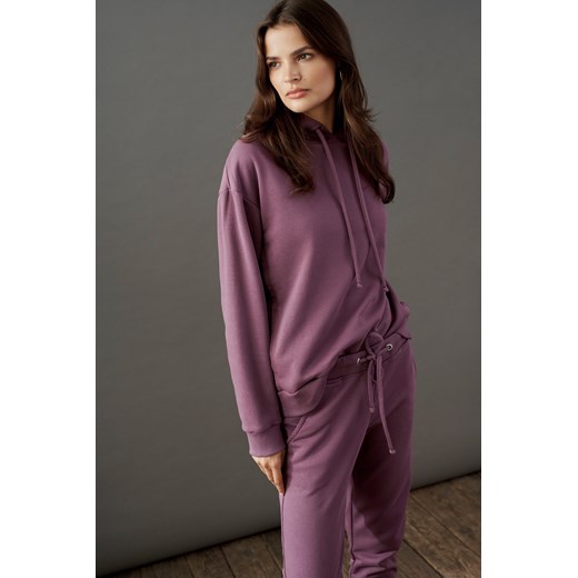 BLUZA VIOLET Z LAMPASEM wyprzedaż Jemiol