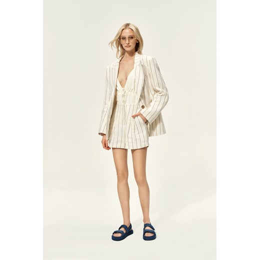 SZORTY DAVIE HIGH WAIST STRIPES wyprzedaż Jemiol