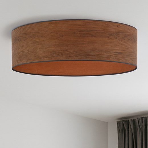 Skandynawska lampa sufitowa z abażurem imitującym fornir MEDINA ECO fi - 80 cm - id: 8798 - marki Ciekot Partners Sp. Z O. O. - 186540173 Skandynawska lampa sufitowa z abażurem imitującym fornir MEDINA ECO fi - 80 cm ze sklepu Lysne w kategorii Lampy sufitowe - zdjęcie 186540173