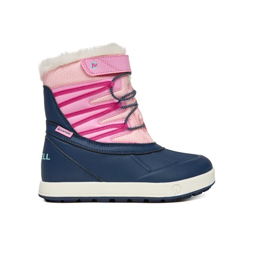 Śniegowce Merrell Snow Bank 5 MK168434 Różowy ze sklepu eobuwie.pl w kategorii Buty zimowe dziecięce - zdjęcie 186540884
