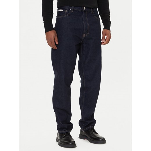 Calvin Klein Jeansy 90's LV04RD713G Granatowy Straight Fit ze sklepu MODIVO w kategorii Jeansy męskie - zdjęcie 186541440
