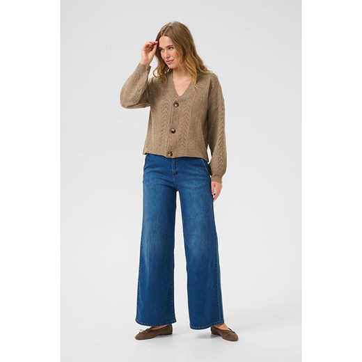 Cream Kardigan &quot;Holiday&quot; w kolorze jasnobrązowym ze sklepu Limango Polska w kategorii Swetry damskie - zdjęcie 186542350