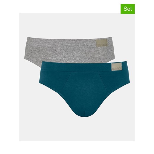 Sloggi Slipy (2 pary) w kolorze szaro-niebieskim ze sklepu Limango Polska w kategorii Majtki męskie - zdjęcie 186542501