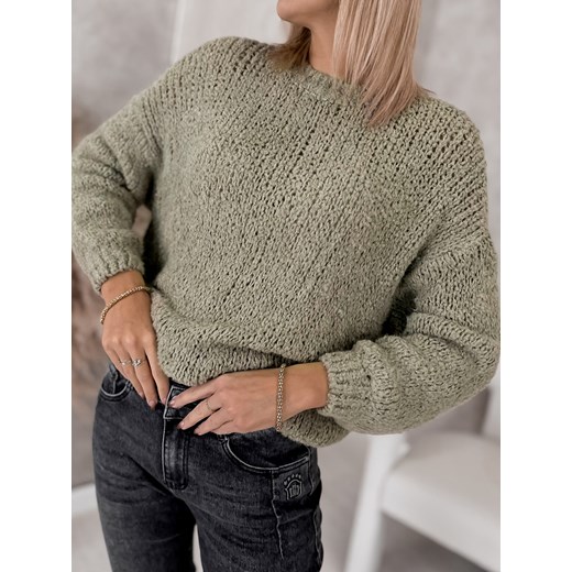 sweter paravel khaki one size ONE SIZE UBRA