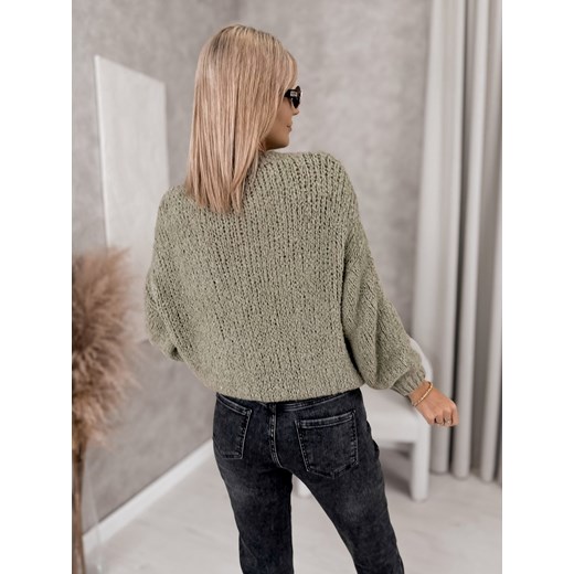 sweter paravel khaki one size ONE SIZE UBRA