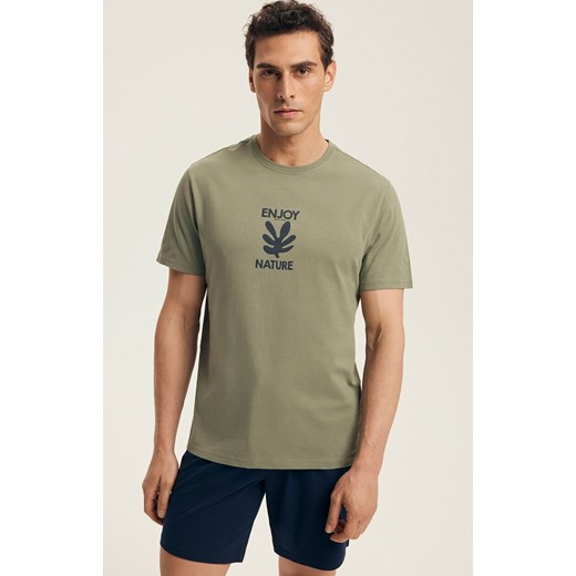 Henderson krótka piżama męska Legend 43462-97X, Kolor zielono-granatowy, Rozmiar 2XL, Henderson ze sklepu Intymna w kategorii Piżamy męskie - zdjęcie 186543030