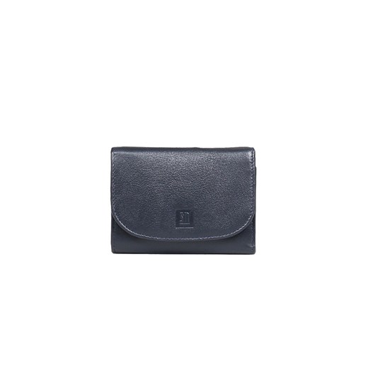 granatowy mały funkcjonalny portfel skórzany ze sklepu Słoń Torbalski w kategorii Portfele męskie - zdjęcie 186544384