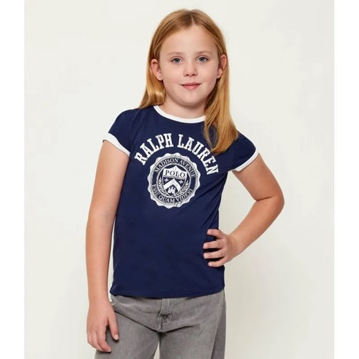 POLO RALPH LAUREN T-shirt Madison | Regular Fit ze sklepu Gomez Fashion Store w kategorii Bluzki dziewczęce - zdjęcie 186545151