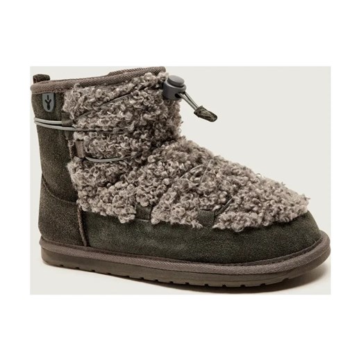 EMU Australia Ocieplane śniegowce Mauboy | shearling | z dodatkiem wełny | zamsz ze sklepu Gomez Fashion Store w kategorii Buty zimowe dziecięce - zdjęcie 186545241