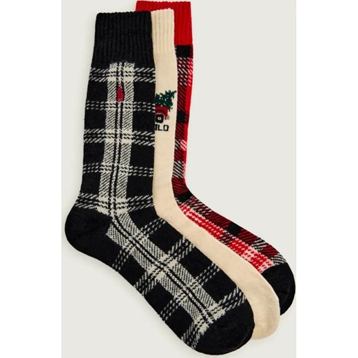 POLO RALPH LAUREN Wełniane skarpety 3-pack ze sklepu Gomez Fashion Store w kategorii Skarpetki męskie - zdjęcie 186545302